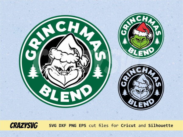 Starbucks Coffee Grinchmas Blend Logo SVG Cricut