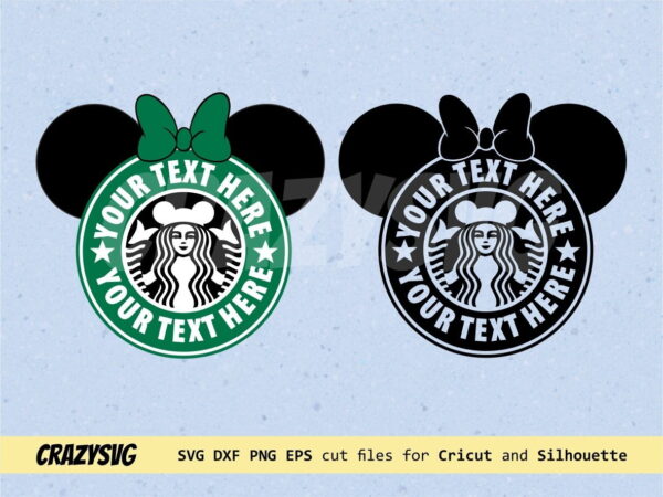 Starbucks Disney Logo Customised