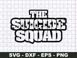 Suicide Squad Logo Outline