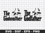 The Godfather and The Godmother SVG