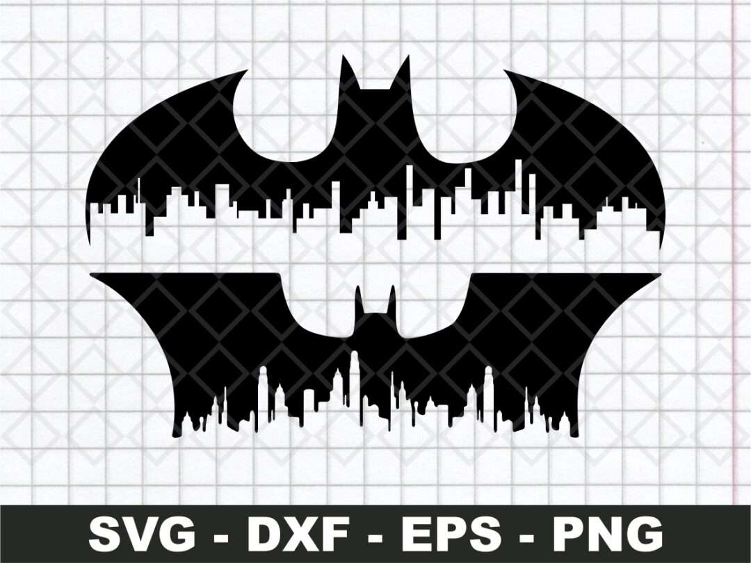 Batman Svg Batman logo silhouette svg Dark knight svg Cut file for ...