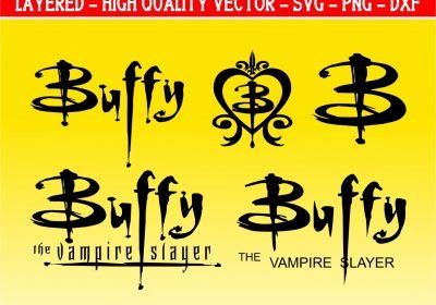buffy svg the vampire slayer logo vector