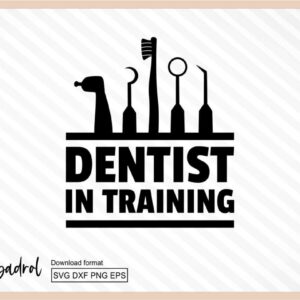 dentist in training SVG