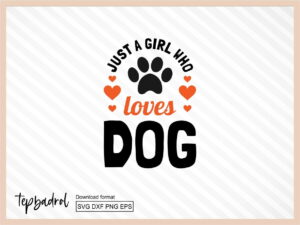 just girl who loves dogs