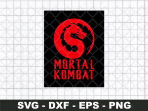 mortal kombat movie logo svg