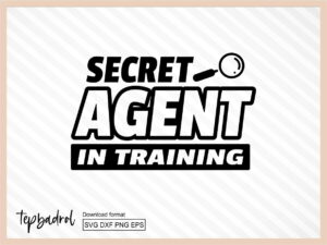 secret agent in training svg