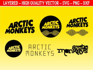 Artic Monkeys Logo SVG Cut File Cricut Music Band