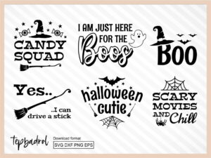 Cricut Craft Ideas Halloween SVG Bundle