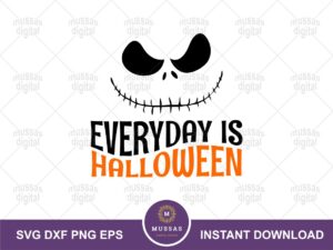 Everyday is Halloween SVG, Jack Quote