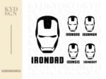 Ironman Birthday Boy Shirts SVG PNG EPS Vector