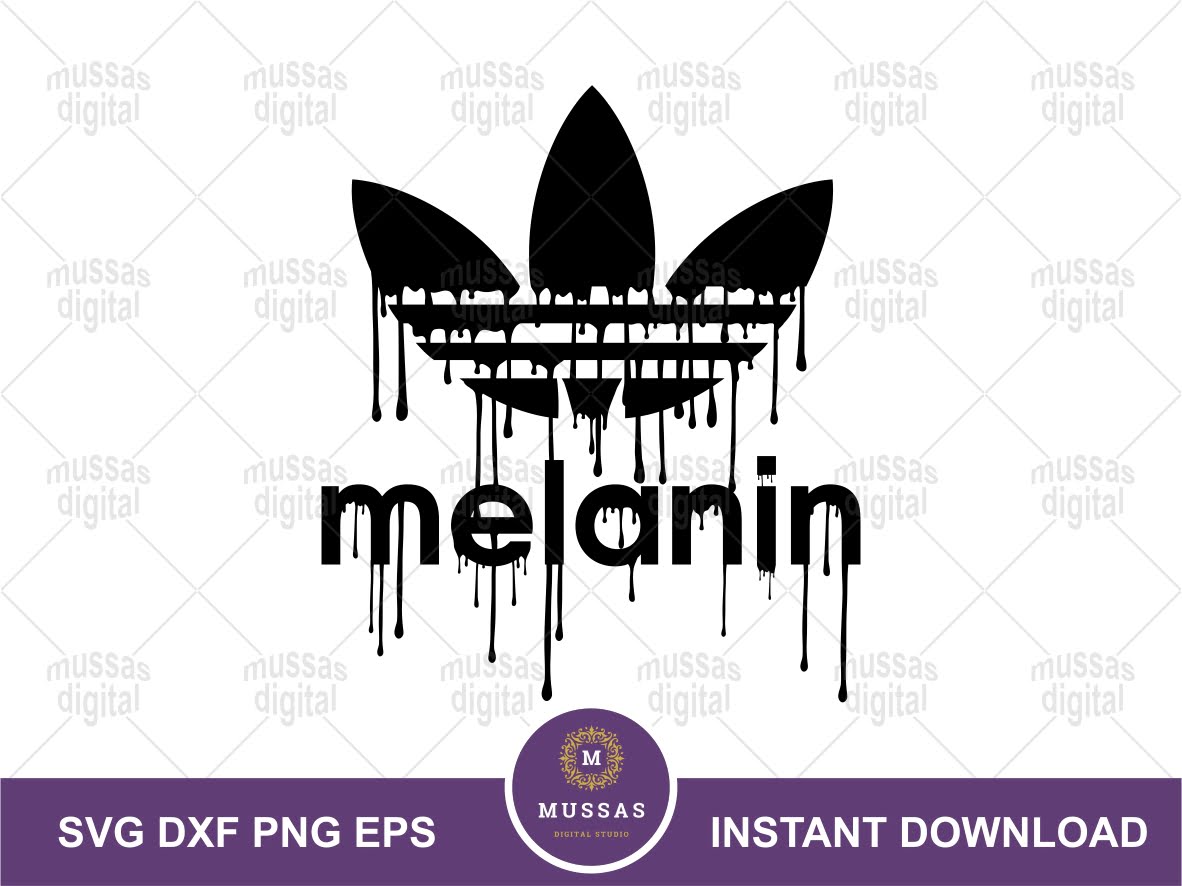 Adidas Melanin SVG Adidas Drip Logo