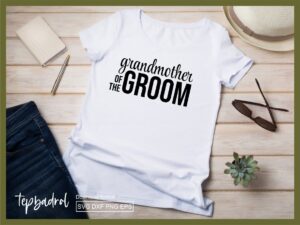 Grandmother of the Groom SVG file