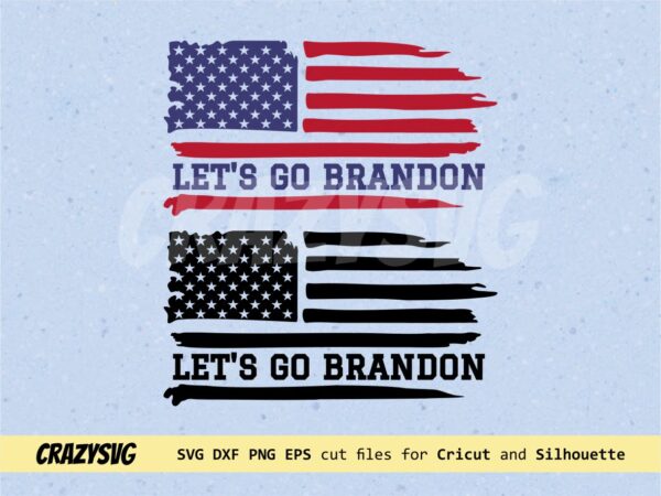 Let's Go Brandon American Flag