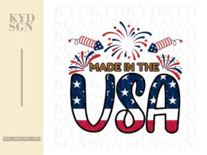 Made in the USA Title SVG