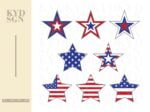 Patriotic Stars SVG Cut Files & Clipart