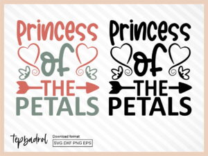 Princess Of The Petals SVG