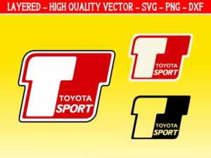 Toyota Sport SVG TRD Racing Logo