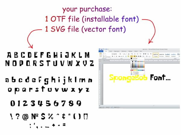 Sponge Font SVG, Sponge Font OTF, Sponge Letters SVG, Sponge Alphabet ...