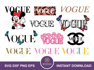 Best Vogue Logo SVG Bundle