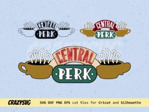 Central Perk Coffe Logo SVG