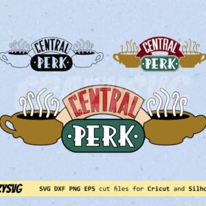 Central Perk Coffe Logo SVG