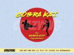 Cobra Kai VS Karate Kid Fight Logo SVG