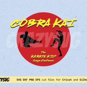 Cobra Kai VS Karate Kid Fight Logo SVG