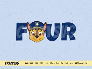 Four Chase Head SVG