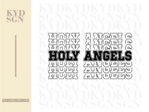 Holy Angels SVG Cricut Cristian Design