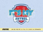 It's my birthday paw patrol logo SVG