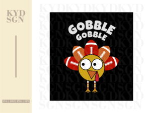 Little Turkey Thanksgiving Gobble SVG