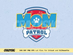 Mom Paw Patrol Logo SVG