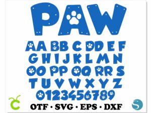 Paw Font 1 1 scaled Vectorency Today's Deals