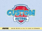 Paw Patrol Logo Customized SVG