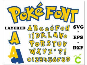 Pokemon font 1 2 scaled Vectorency Today's Deals