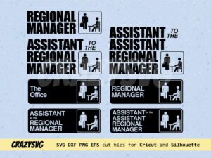 Regional Manager SVG Bundle