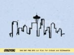 Seattle Skyline Greys Anantomy Logo SVG