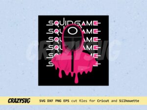 Squid Game Soldier Mask Circle SVG