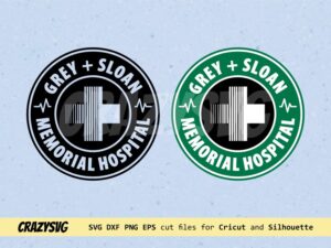 Starbucks Grey Sloan Memorial Hospital SVG