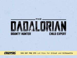 The Dadalorian Bounty Hunter Child Expert SVG