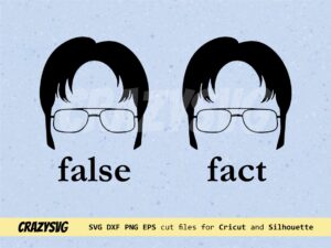 The Office False Fact SVG