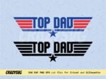 Top Dad Top Gun Logo