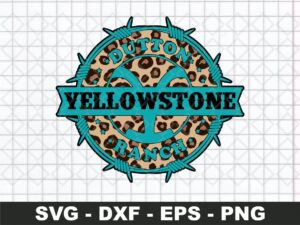 Yellowstone Dutton Ranch Sublimation Design PNG download