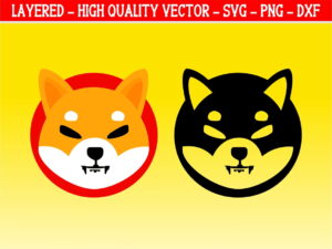 best Shiba Inu Logo SVG Cricut