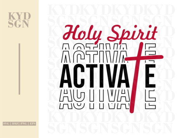 holy spirit activate svg