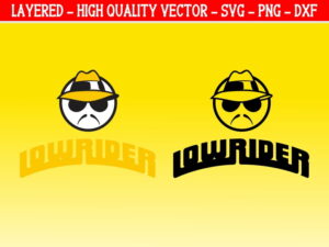 lowrider svg Low rider Logo Vector Clipart png
