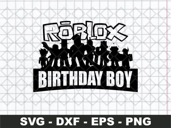 roblox birthday boy svg