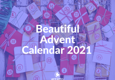 Beautiful Advent Calendar 2021 vectorency