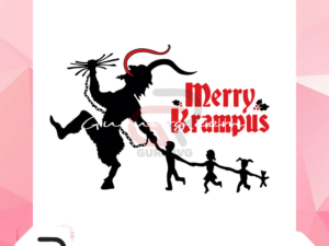 Merry Krampus Monster Svg, Christmas Svg, Krampus Svg, Monster Svg
