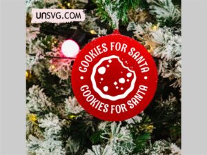 Cookies for Santa SVG Cut File Cricut